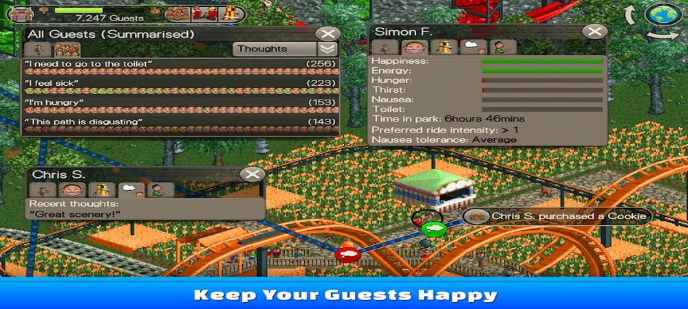 RollerCoaster Tycoon Classic APK - screenshot 3