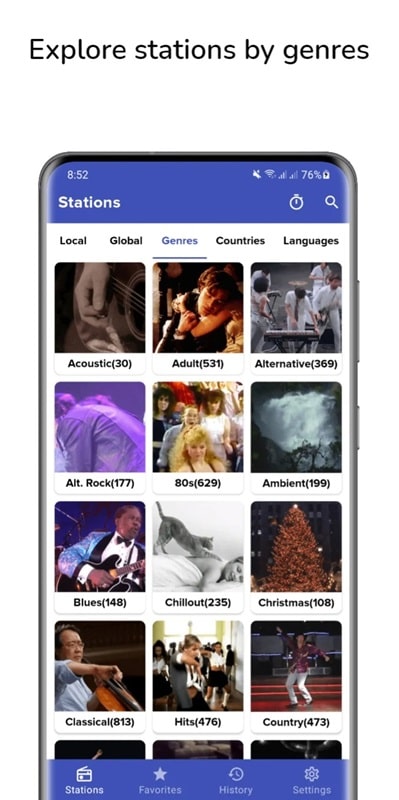 RadioG Online radio & recorder APK - screenshot 4