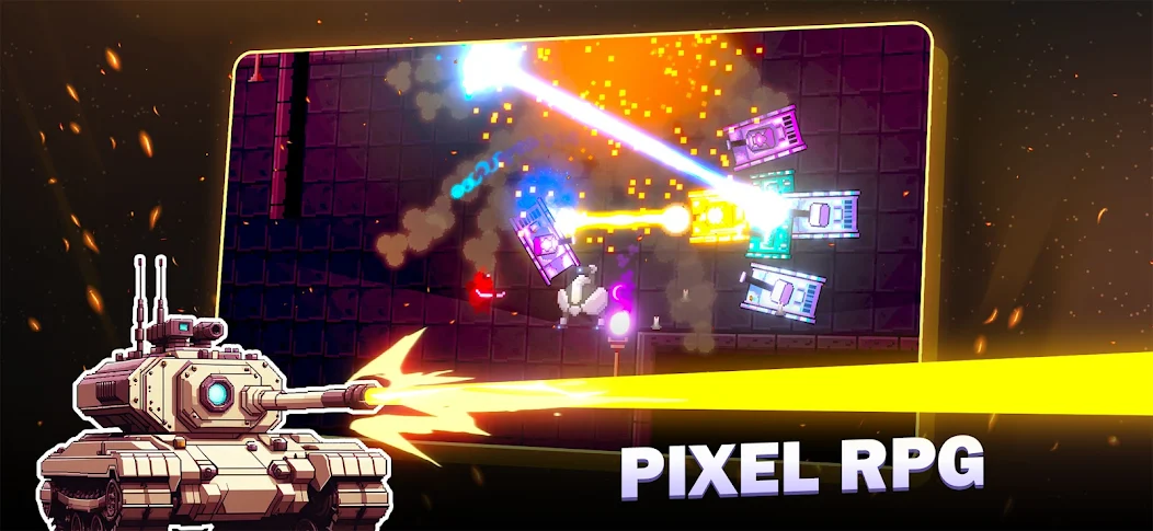 Laser Tanks: Pixel RPG - screenshot 1