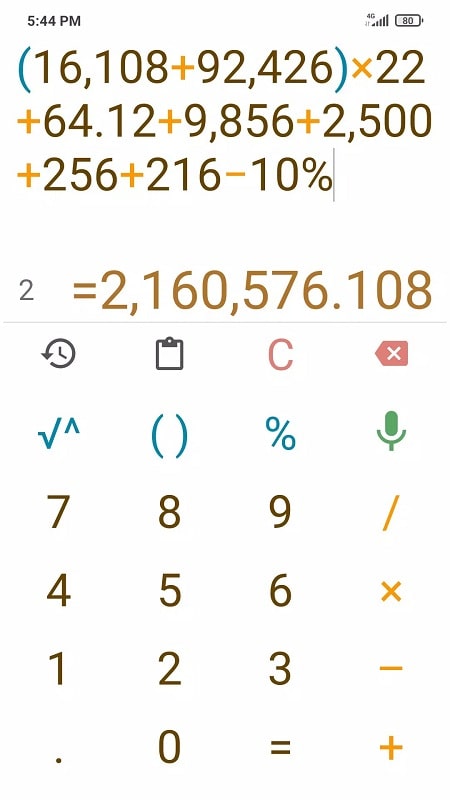 Voice Calculator Pro APK - screenshot 3