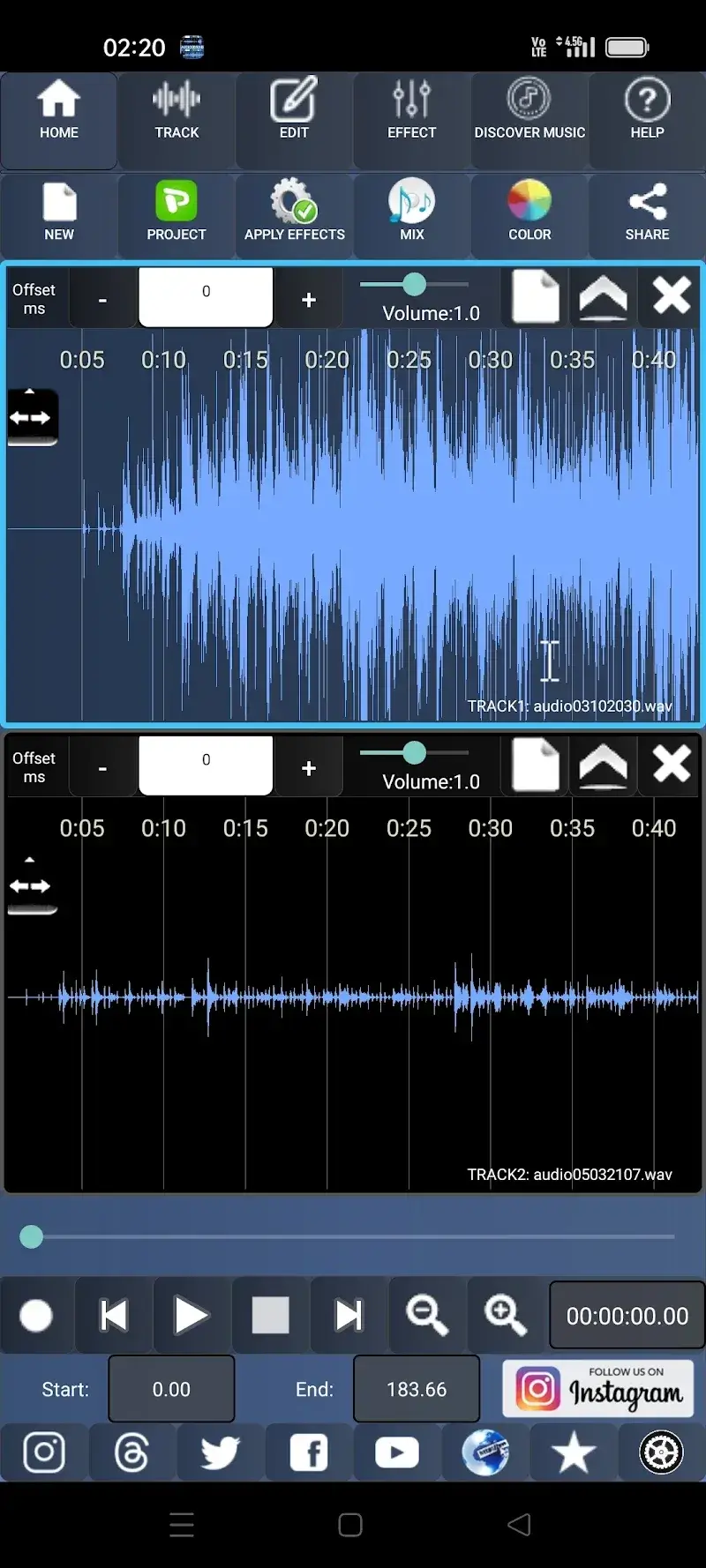 Audiosdroid Audio Studio - screenshot 1