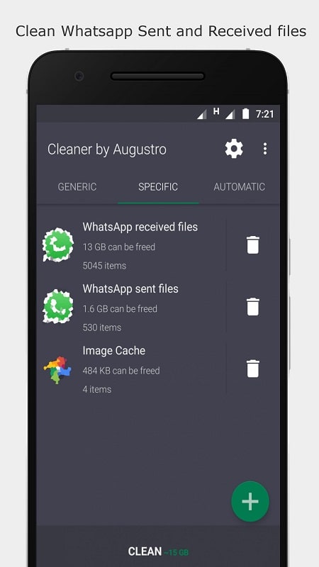 Cleaner by Augustro APK - screenshot 3
