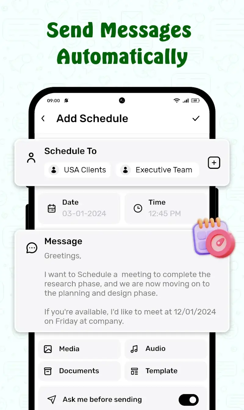 ScheduleUP - screenshot 1