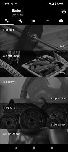 Barbell Workout at Home & Gym - screenshot 1