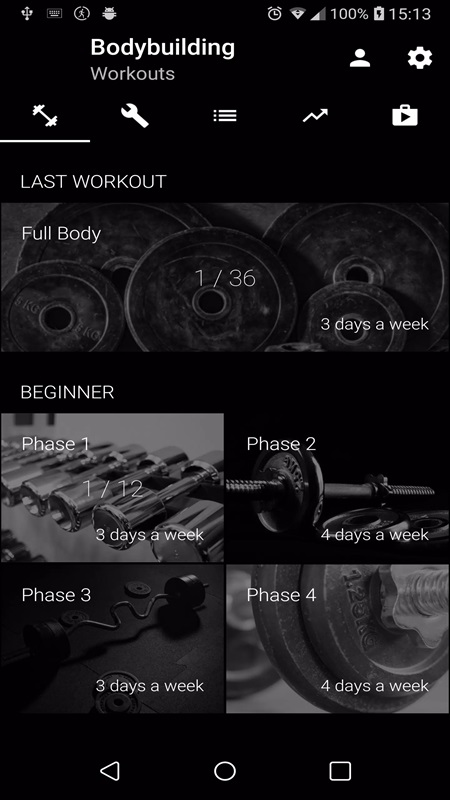 Bodybuilding. Weight Lifting APK - screenshot 5