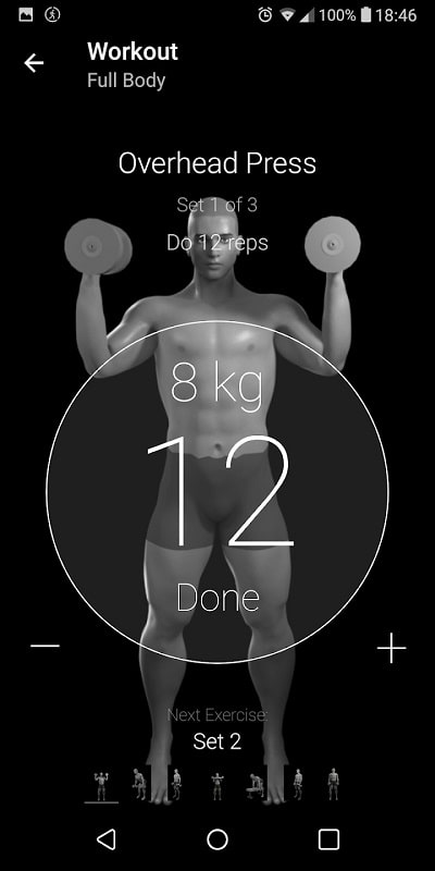 Dumbbell Home Workout APK - screenshot 3
