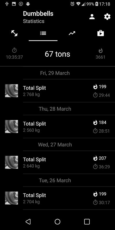 Dumbbell Home Workout APK - screenshot 5
