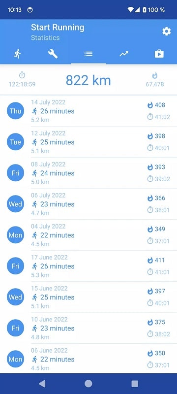 Start Running for Beginners APK - screenshot 1