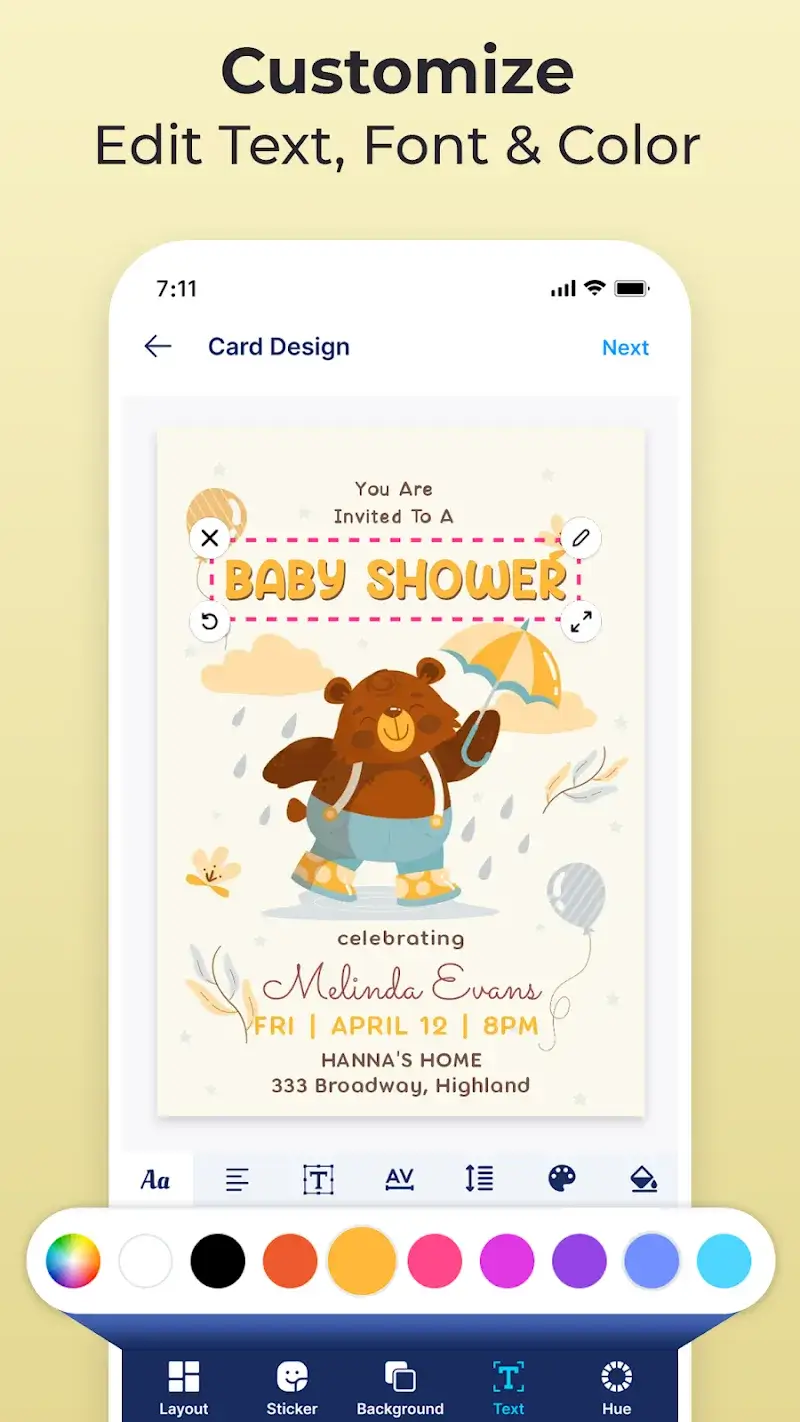 Invitation Maker & Card Design - screenshot 3
