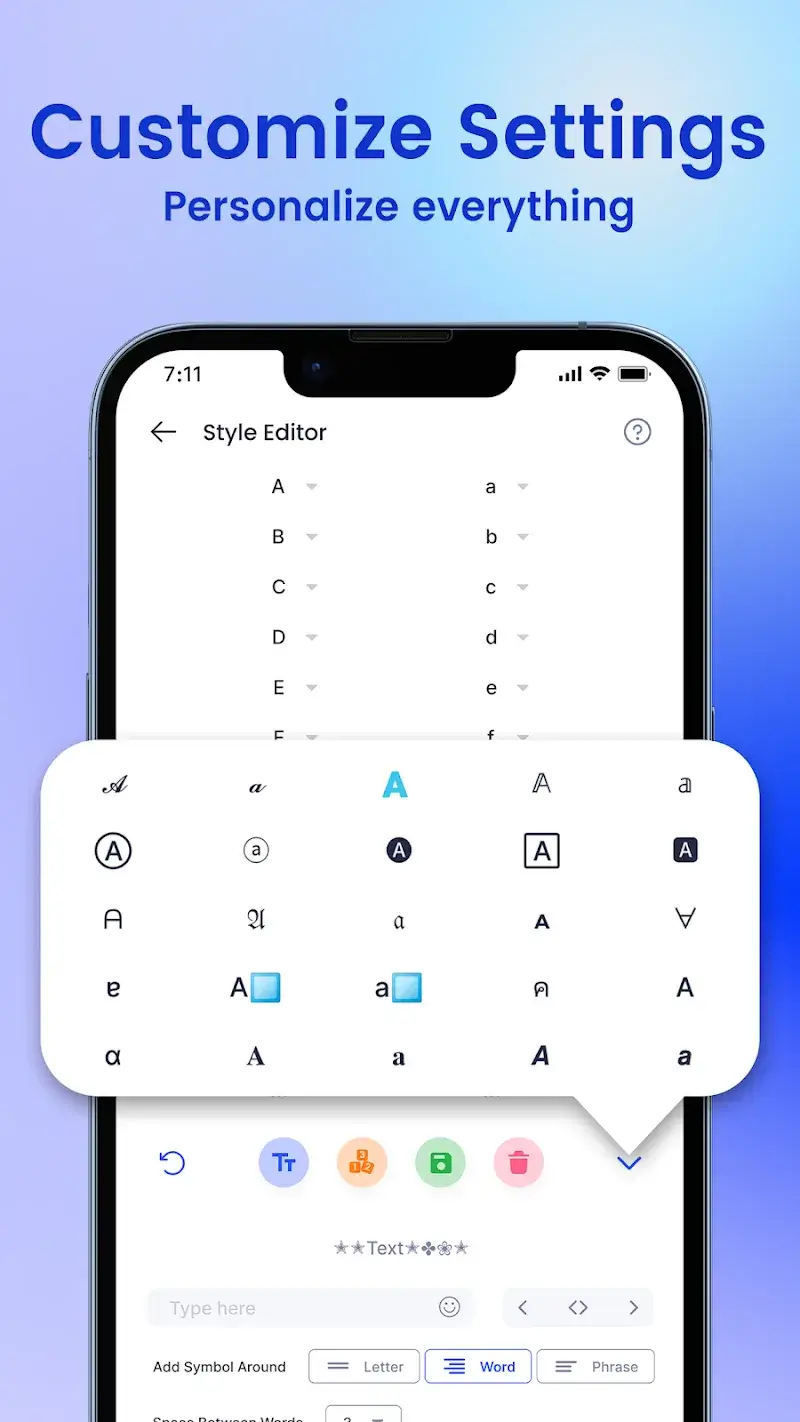 Stylish Text Cute Fonts Style - screenshot 6