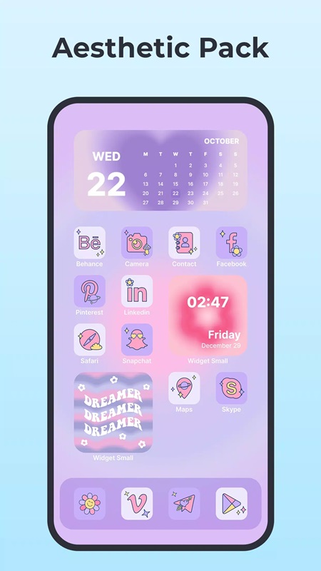 Themes Widgets &amp; Icon Changer APK - screenshot 1