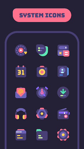 Mello Night Icon Pack - screenshot 2