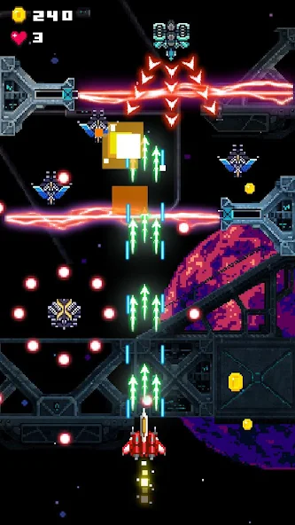 Retro Space War: Shooter Game - screenshot 3