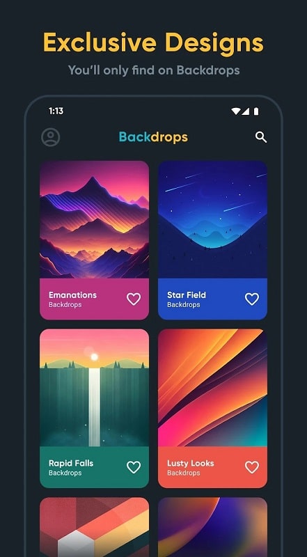 Backdrops APK - screenshot 3