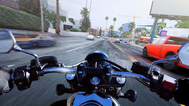 Traffic Moto Bike Rider City APK - screenshot 1