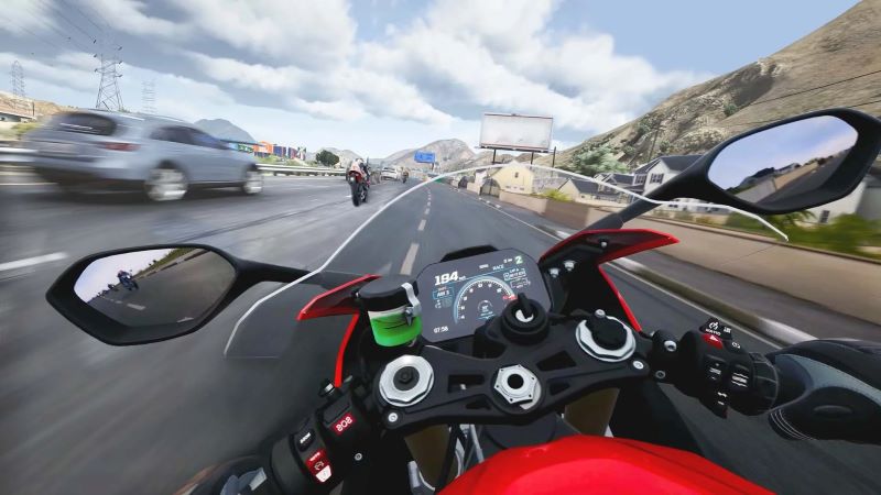 Traffic Moto Bike Rider City APK - screenshot 4
