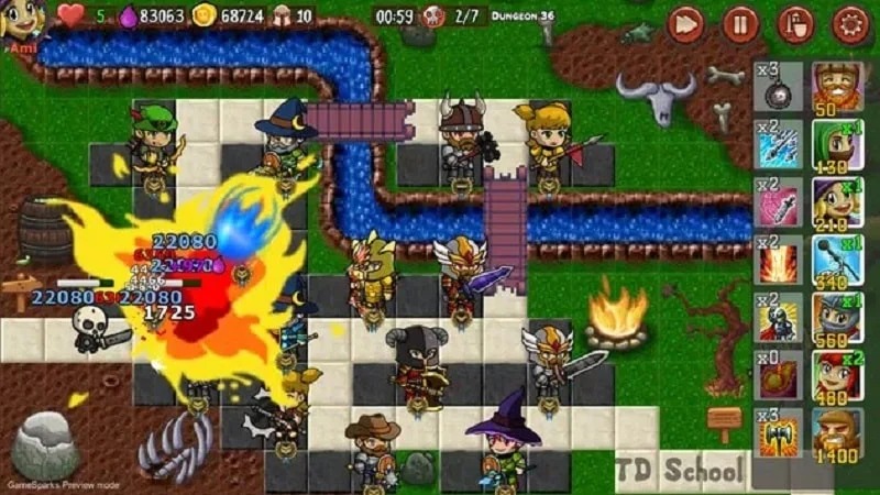 Tower Defense School 2 APK - screenshot 4