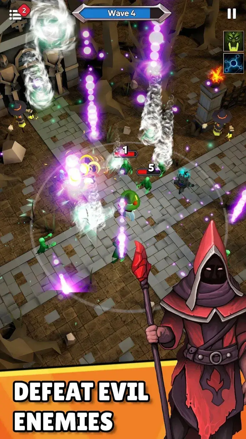 Idle Wizard Tower Defense RPG - screenshot 4