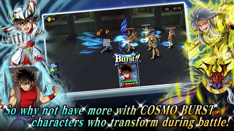 SAINT SEIYA COSMO FANTASY APK - screenshot 2