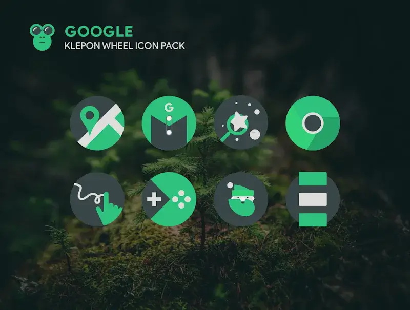 Klepon Wheel Dark Icon Pack - screenshot 3