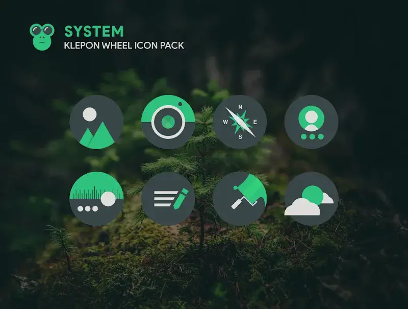 Klepon Wheel Dark Icon Pack - screenshot 4