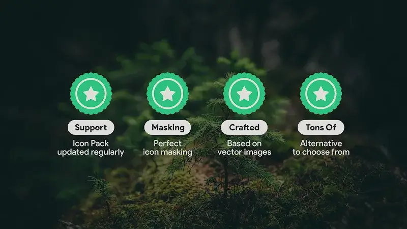 Klepon Wheel Dark Icon Pack - screenshot 6