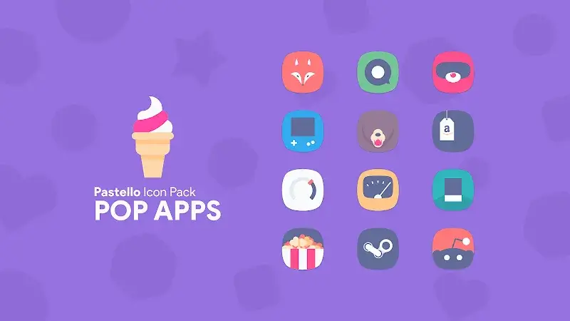 Pastello Pastel Icon Pack - screenshot 1