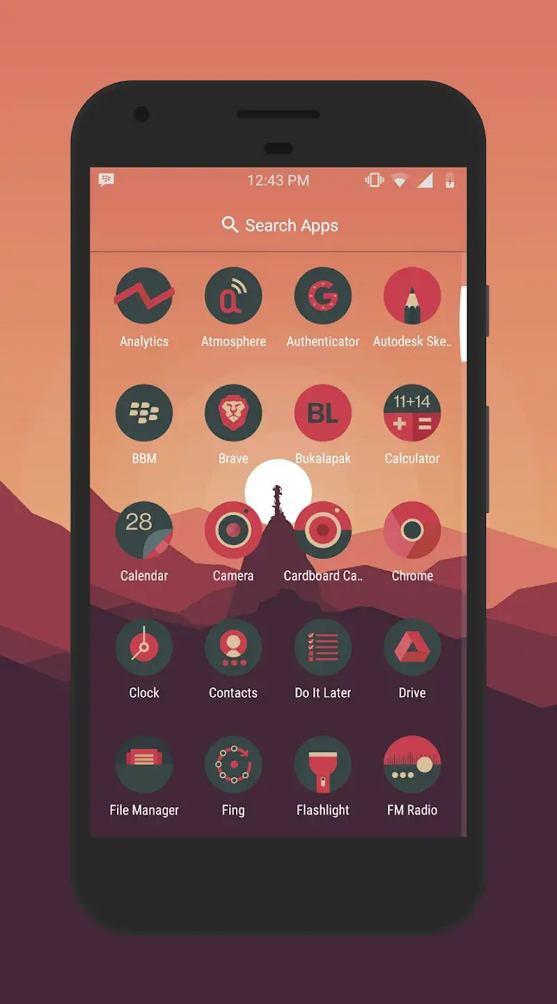 Sagon Circle Dark Icon Pack - screenshot 2