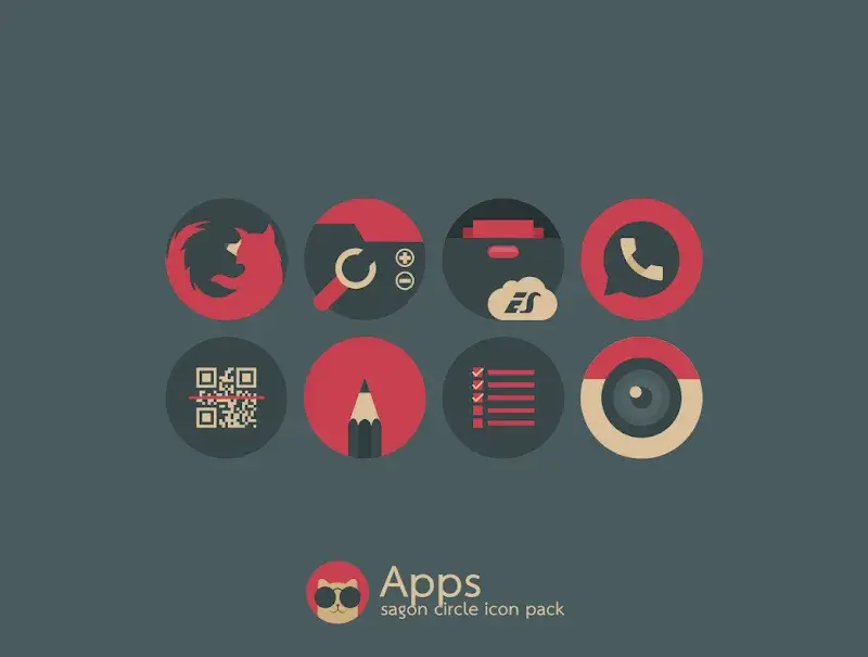 Sagon Circle Dark Icon Pack - screenshot 3
