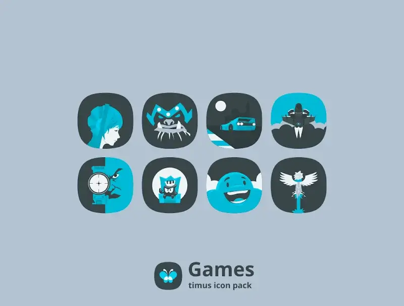 Timus Rounded Dark Icon Pack - screenshot 1