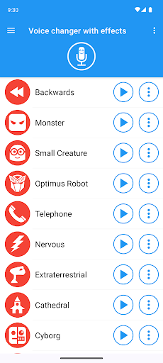 Voice changer with effects - screenshot 2