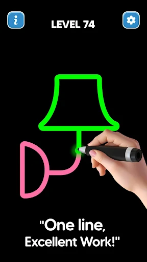 Line Drawing No Lift Puzzle APK 0.4.0 - screenshot 1
