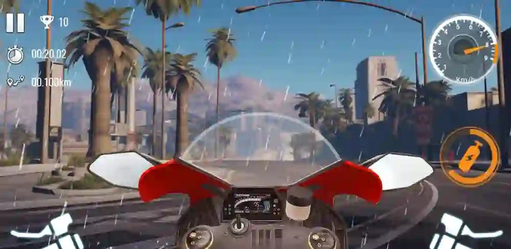 Traffic Bike Driving Simulator - screenshot 1