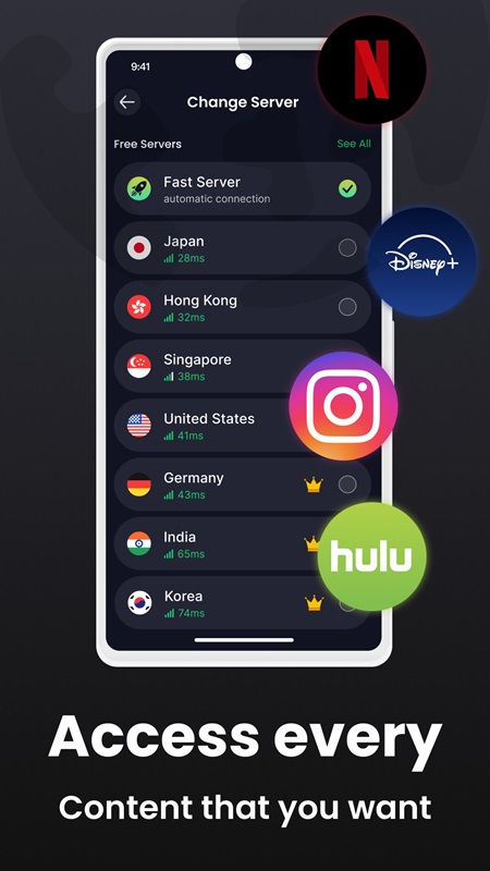 Bear VPN APK - screenshot 3