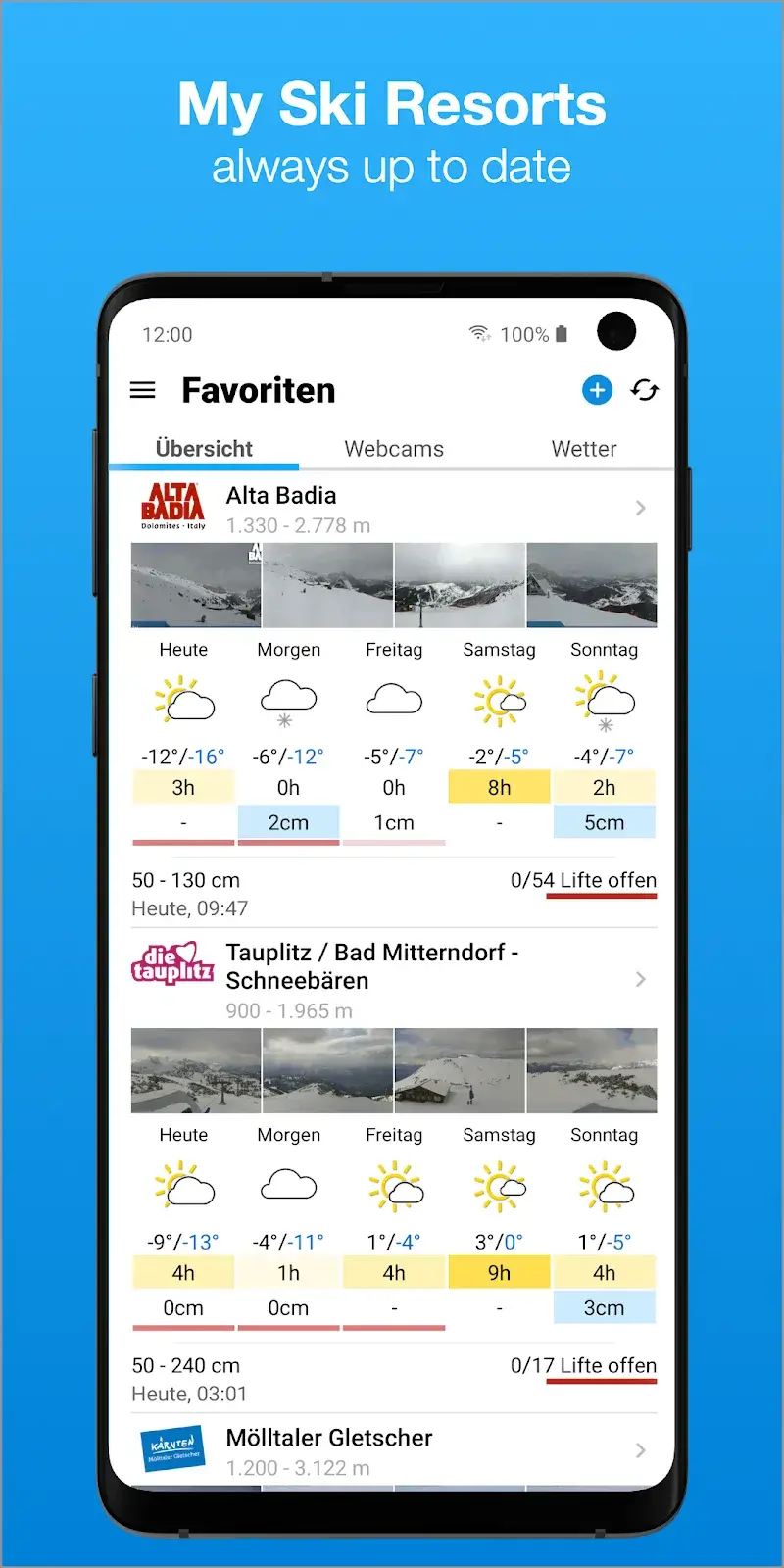 bergfex Ski, Snow & Weather - screenshot 2
