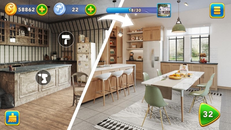 Solitaire Tripeaks Makeover APK - screenshot 4