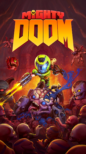 Mighty DOOM 1.13.1 APK + MOD [MenuGodMove SpeedOne Hit] - screenshot 1
