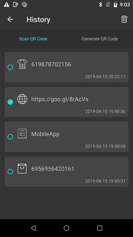 QR Code Reader &amp; Generator APK - screenshot 1