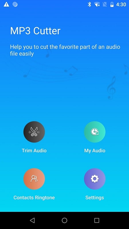 MP3 Cutter &amp; Ringtone Maker APK - screenshot 1