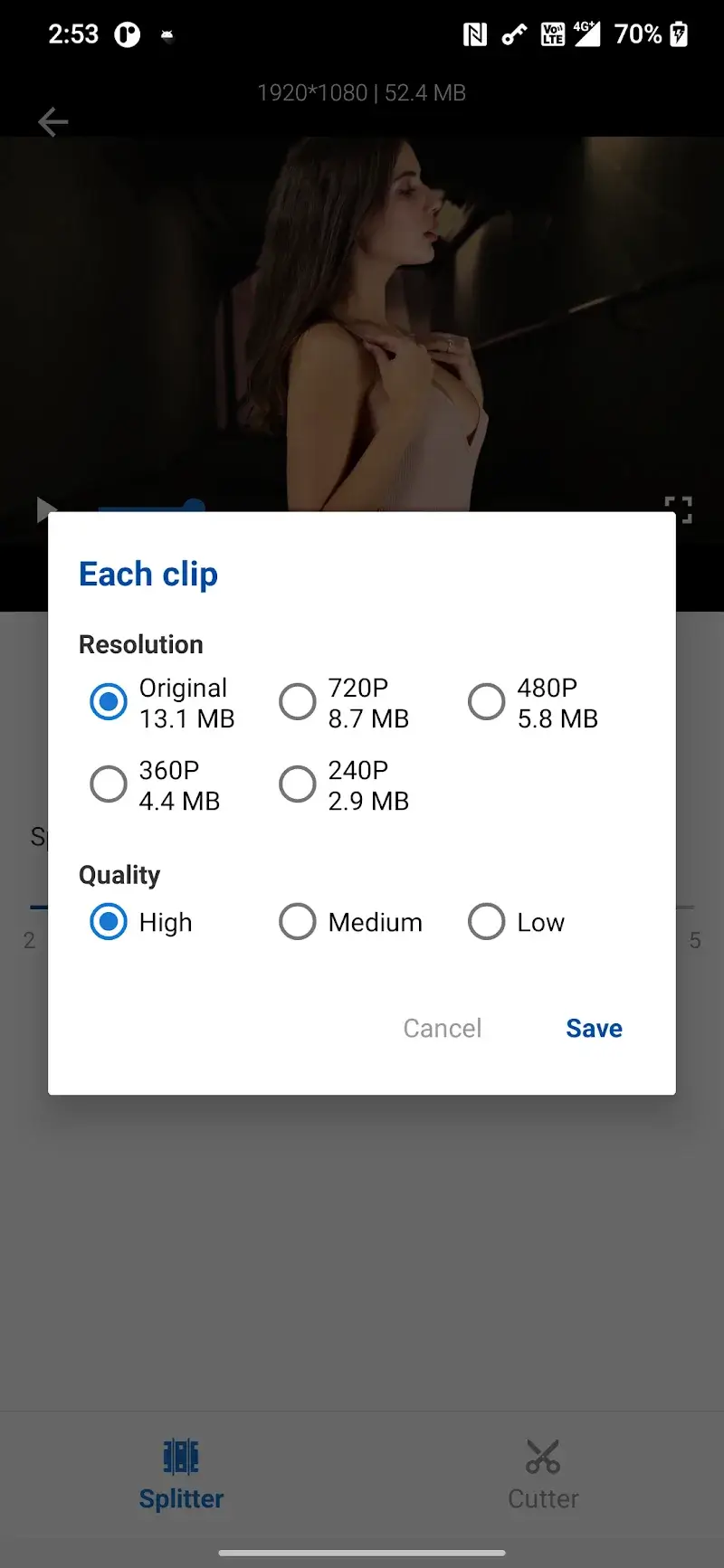 Video Splitter - screenshot 3