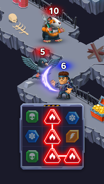Battle Lines: Puzzle Fighter - screenshot 1