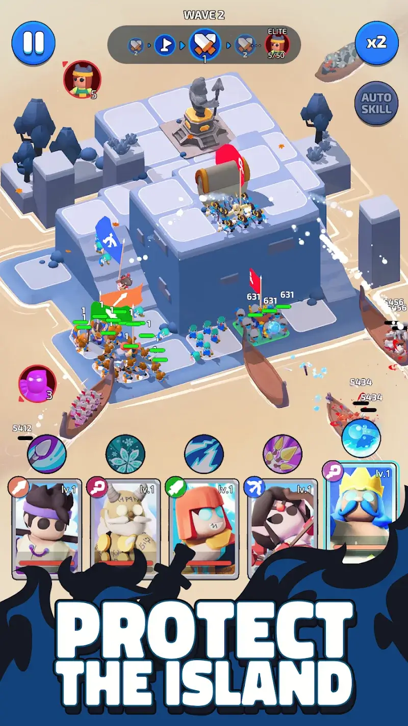 North War Island Defense 3D - screenshot 1