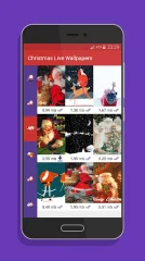 Santa Live Wallpapers - Christmas live wallpapers - screenshot 3