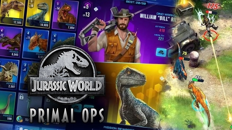 Jurassic World Primal Ops APK - app icon