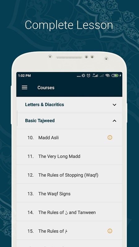 Learn Quran Tajwid APK - screenshot 1