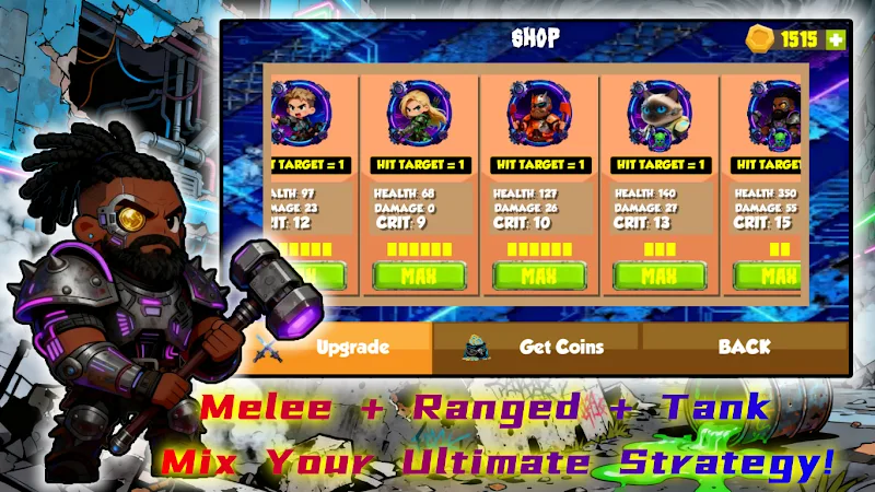 Cyber Rush Neon Tower Wars - screenshot 2