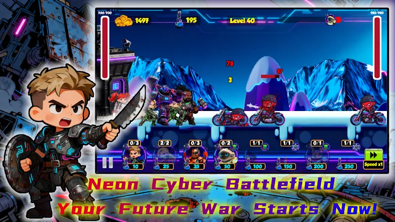 Cyber Rush Neon Tower Wars - screenshot 6