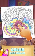 Coloring Book Blast - A Collapse & Color Game - screenshot 3