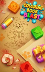 Coloring Book Blast - A Collapse & Color Game - screenshot 4
