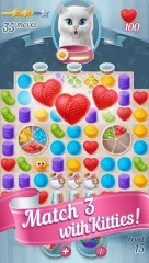 Knittens: Sweet Match 3 Puzzles & Adorable Kittens - screenshot 2